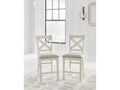 Robbinsdale Antique White Counter Height Dining Chair (Set of 2)