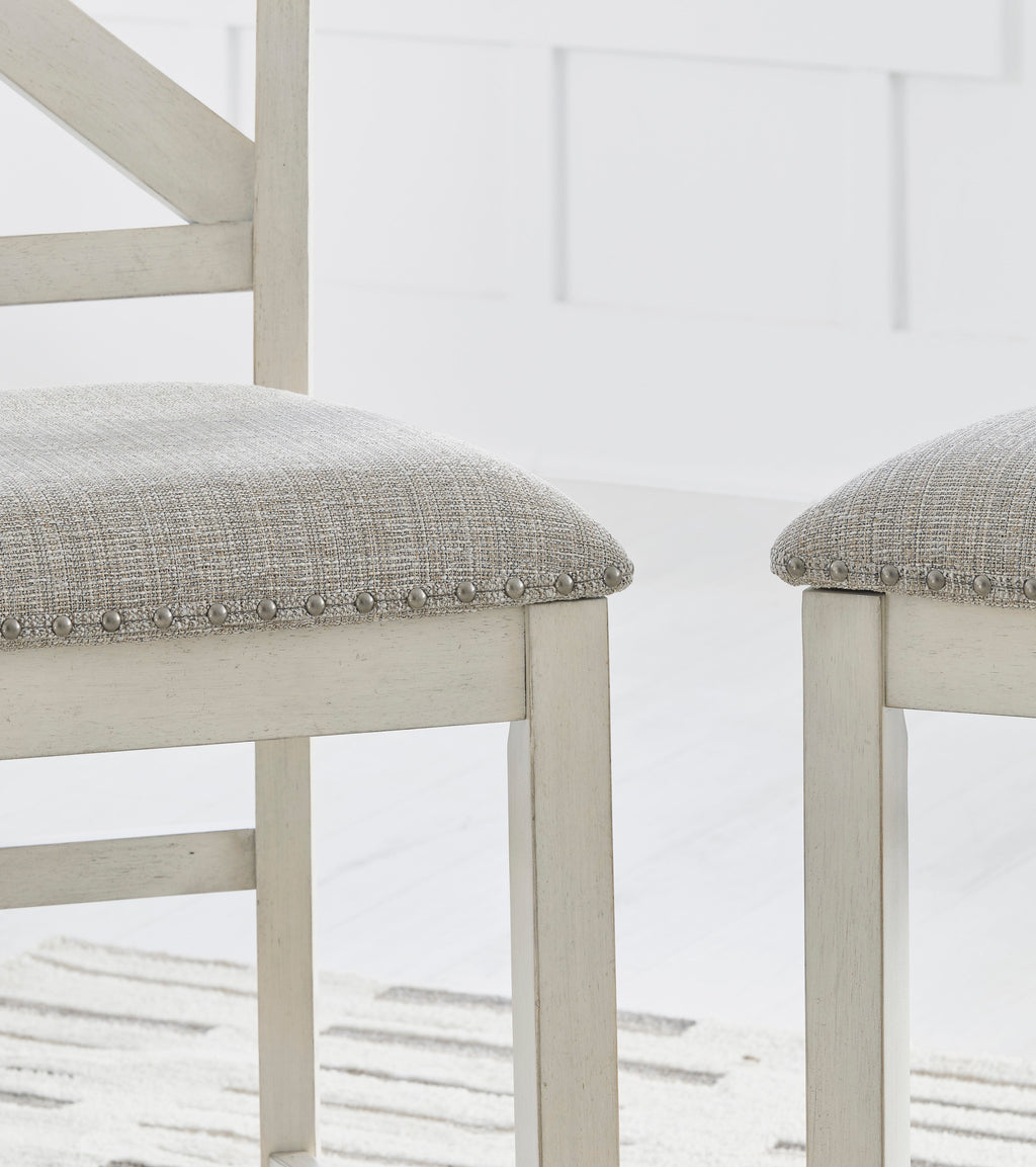 Robbinsdale Antique White Counter Height Dining Chair (Set of 2)