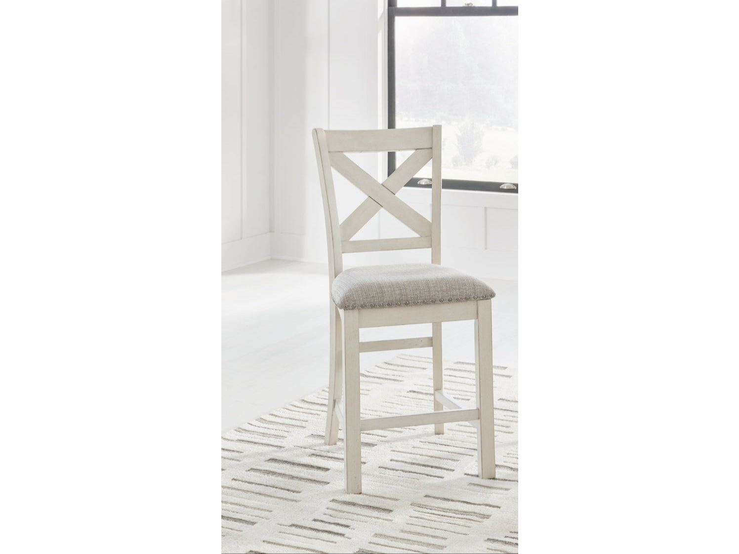 Robbinsdale Antique White Counter Height Dining Chair (Set of 2)