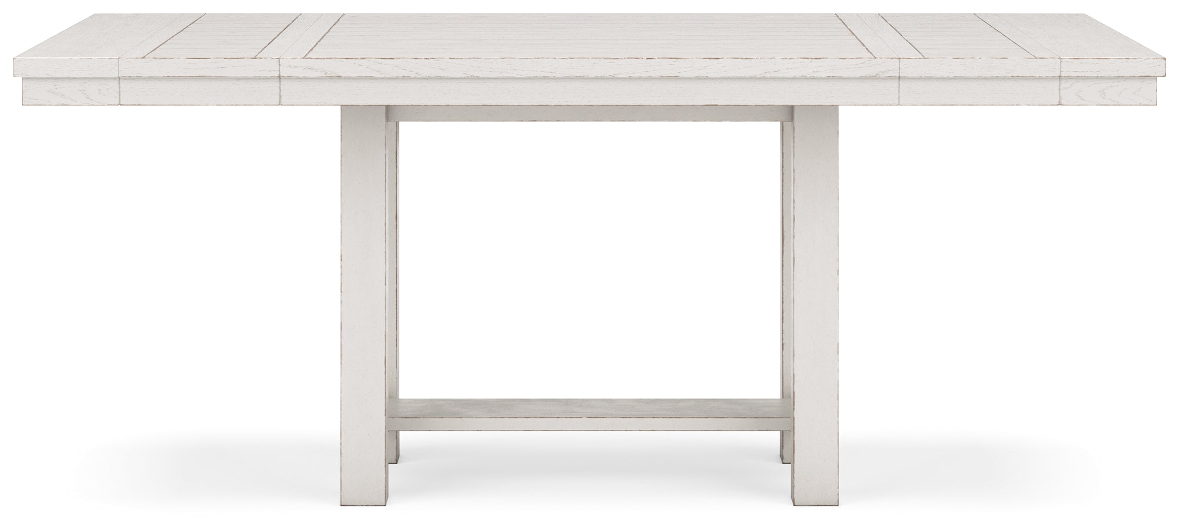 Robbinsdale Counter Height Dining Table, 2 Barstools, Bench and Server, Antique White