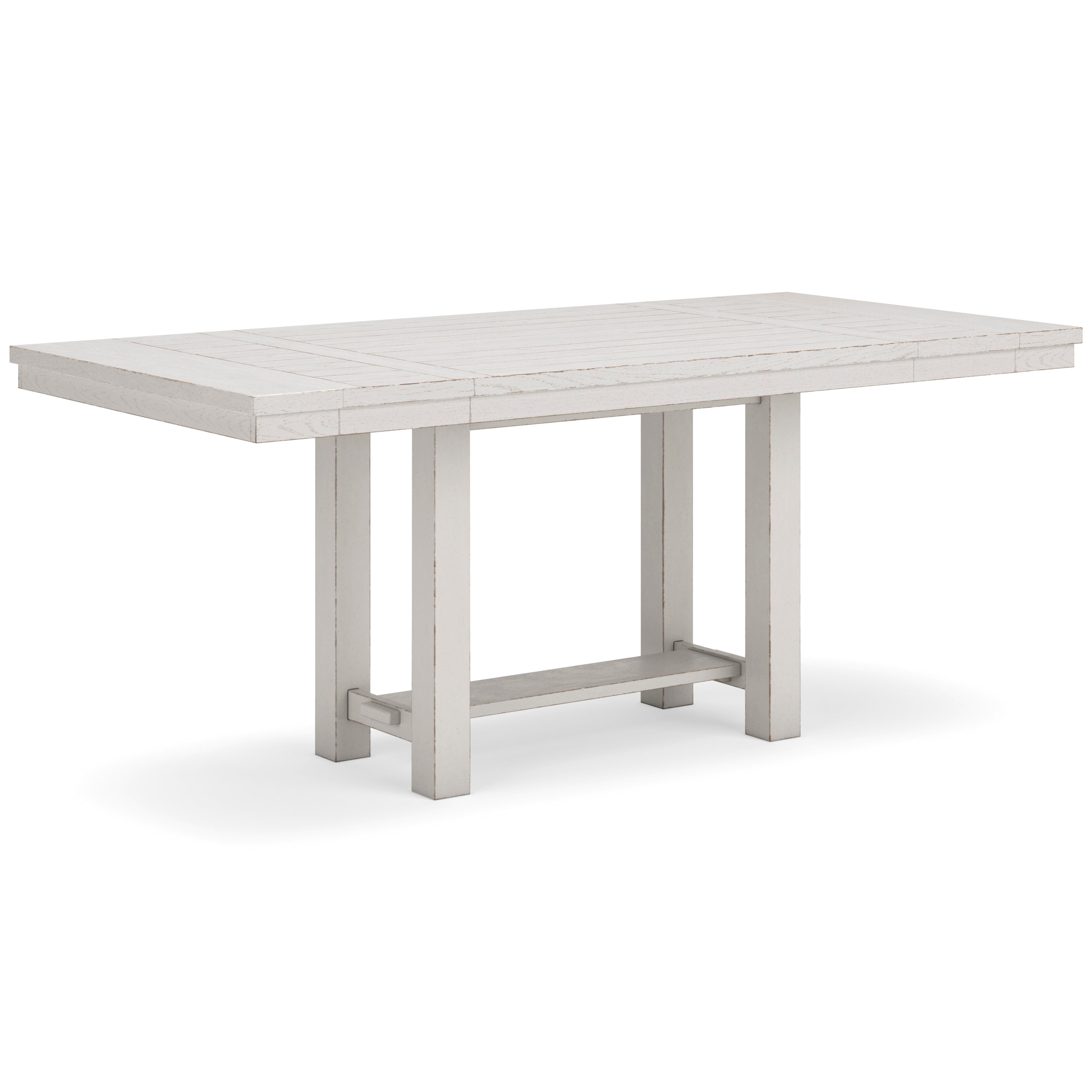 Robbinsdale Antique White Counter Height Dining Table and 6 Barstools