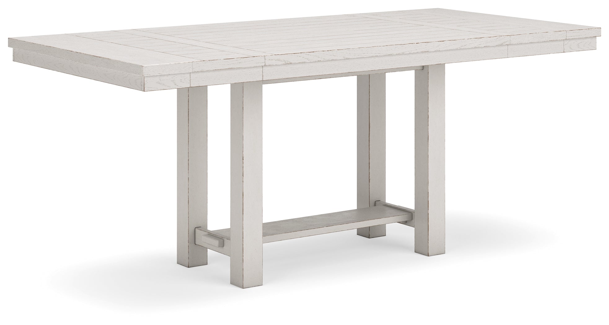 Robbinsdale Antique White Counter Height Table and 8 Barstools
