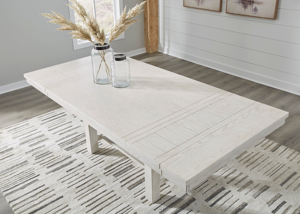 Robbinsdale Antique White Dining Table w/8 Chairs