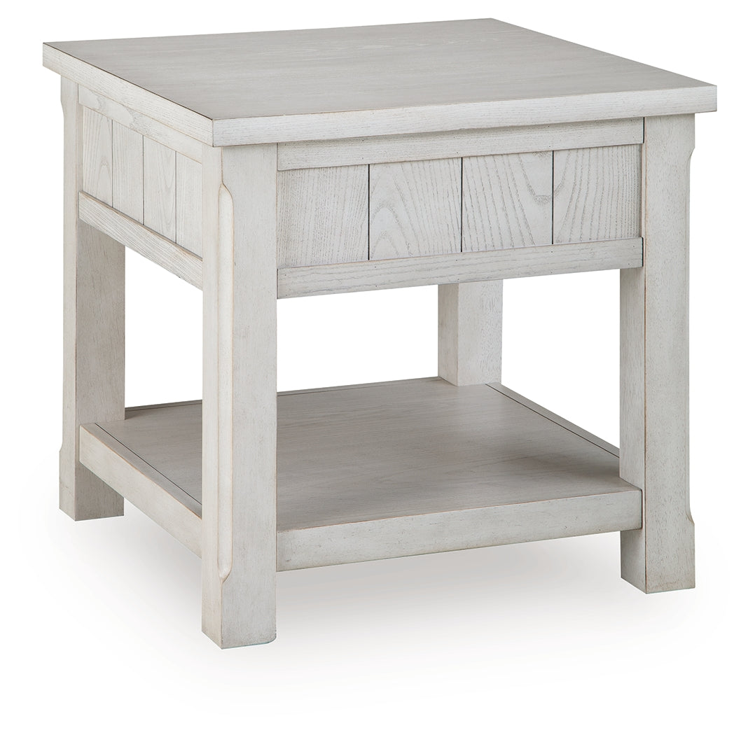 Robbinsdale Antique White End Table