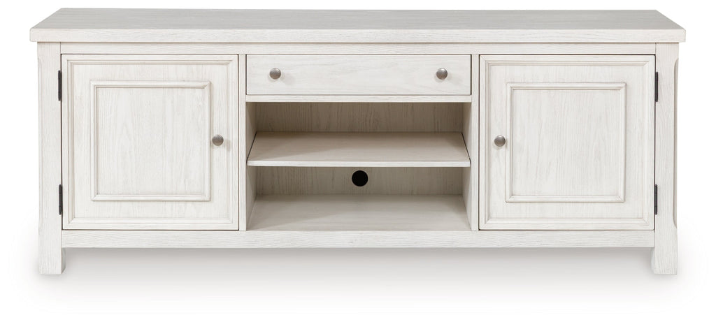 Robbinsdale Antique White Extra Large TV Stand