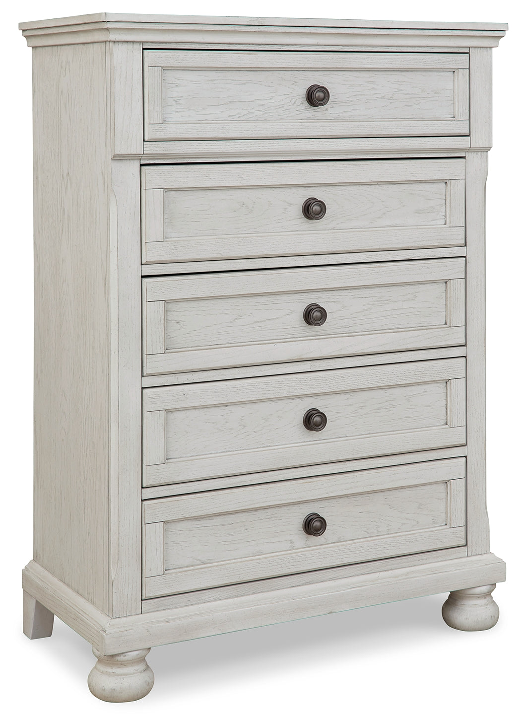 Robbinsdale Full Storage Sleigh Bedroom Set, Antique White