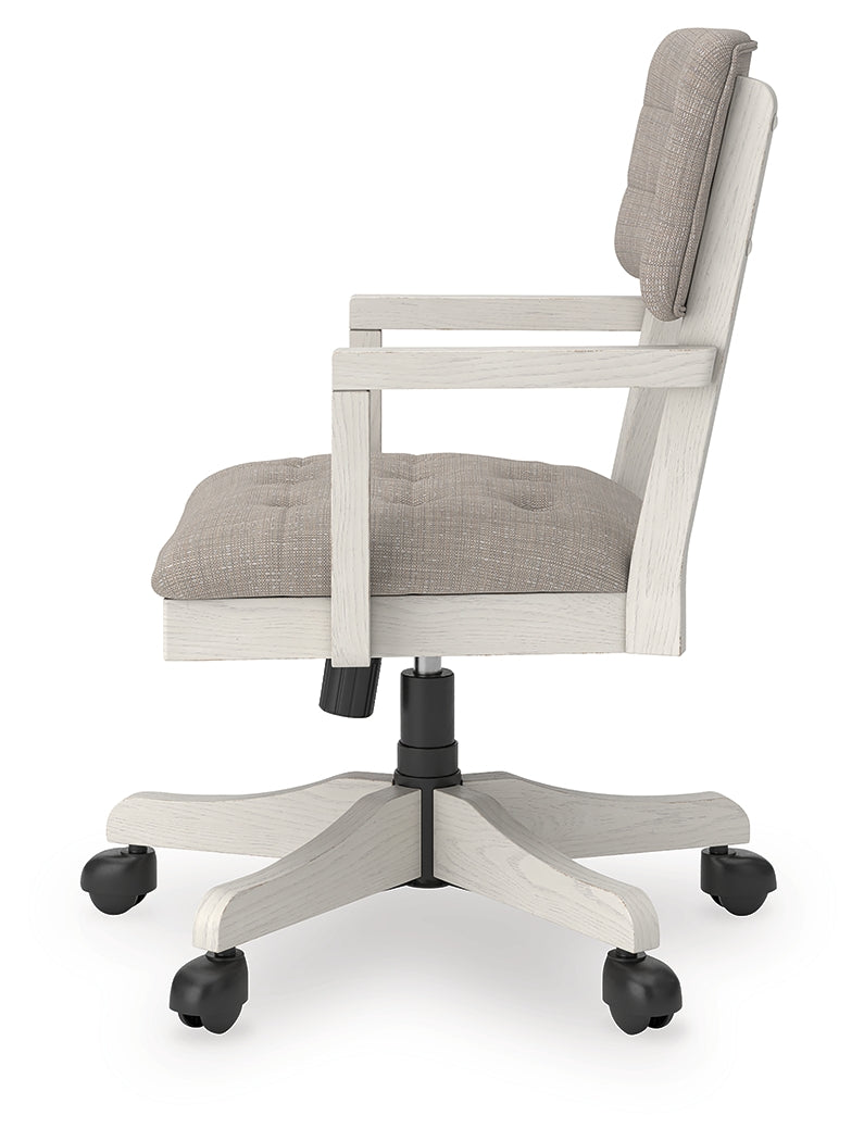 Robbinsdale Antique White Home Office Desk Chair (1/CN)