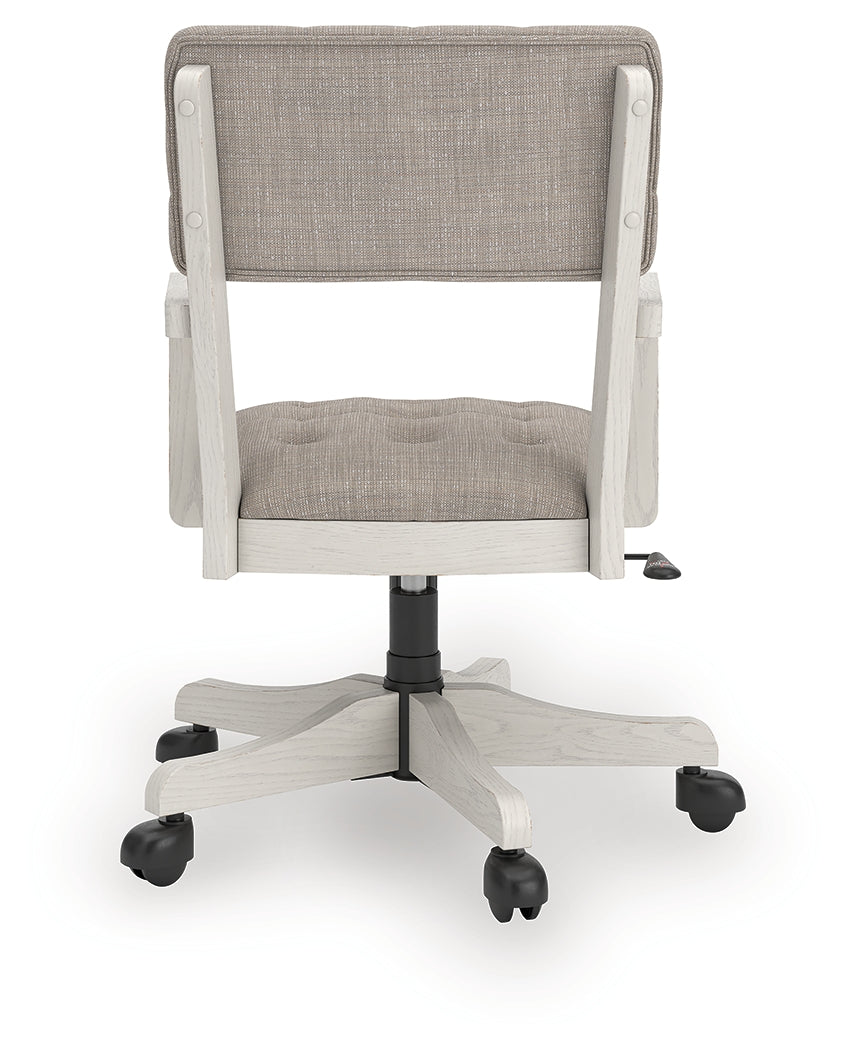 Robbinsdale Antique White Home Office Desk Chair (1/CN)