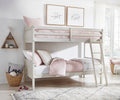 Robbinsdale Antique White Twin/Twin Bunk Bed w/ Ladder