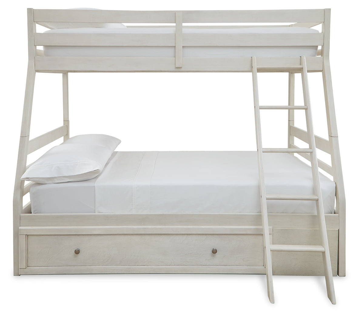 Robbinsdale Antique White Twin over Full Bunk Bed