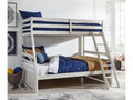Robbinsdale Antique White Twin over Full Bunk Youth Bed