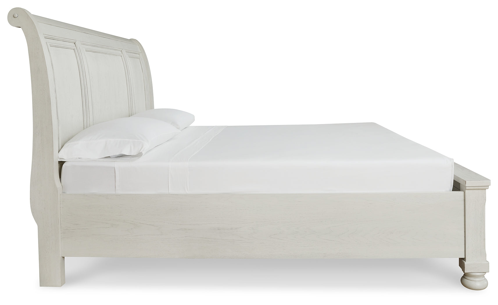 Robbinsdale King Sleigh Storage Bedroom Set, White