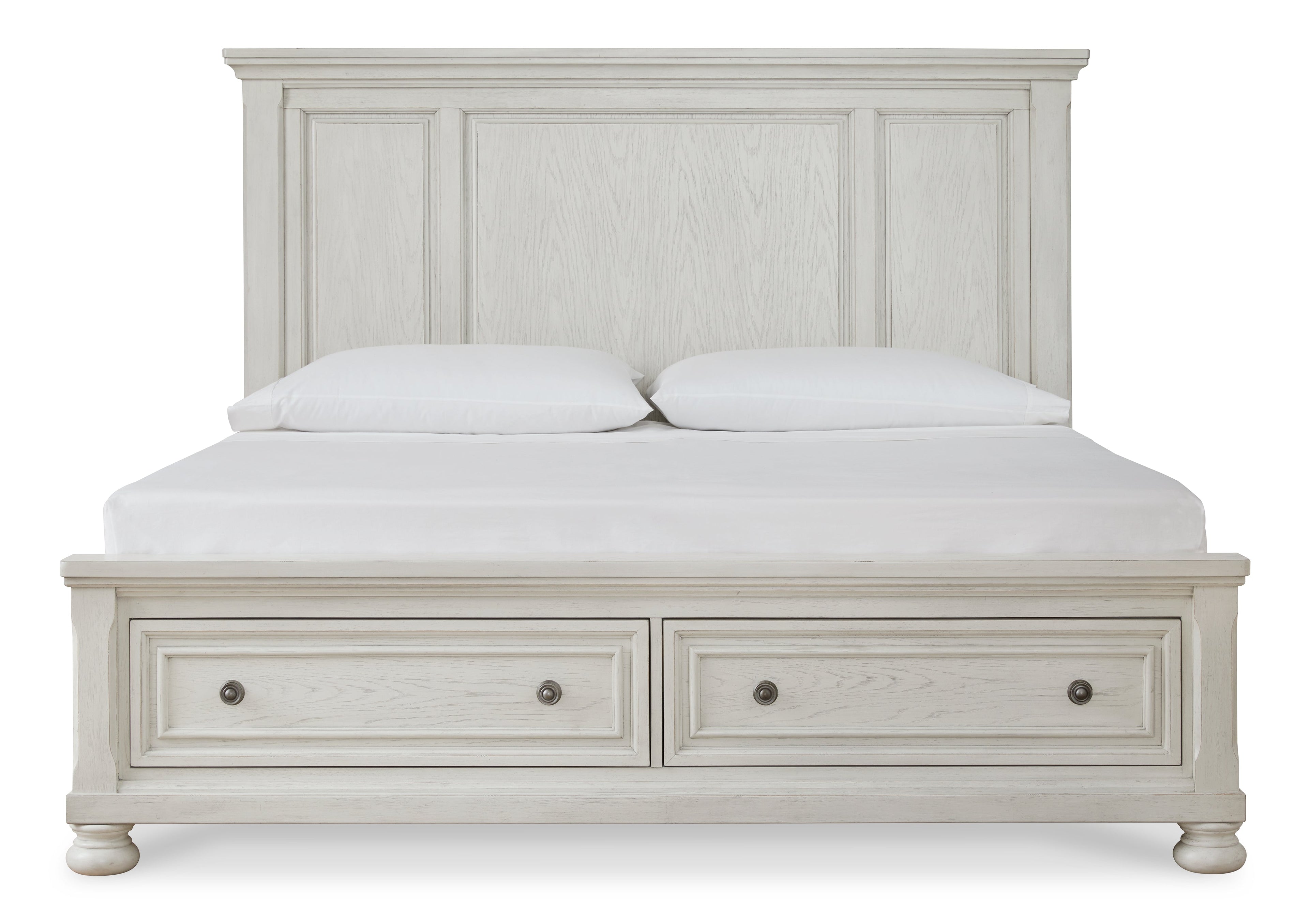 Robbinsdale Queen Storage Bedroom Set, White