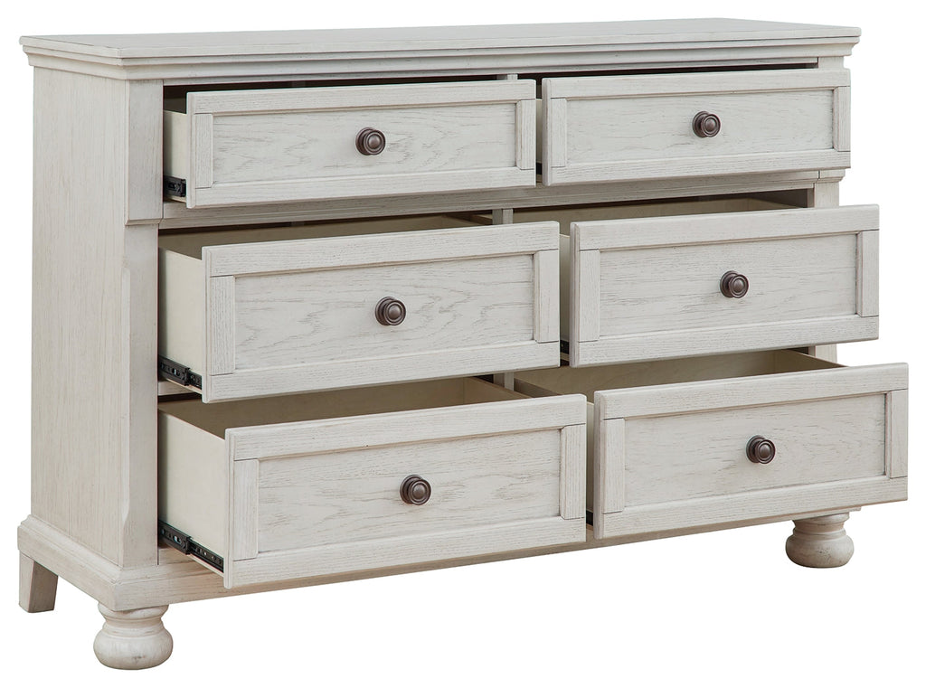 Robbinsdale Twin over Full Bunk Bedroom Set, White