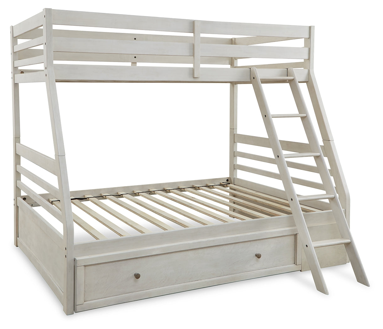 Robbinsdale Twin over Full Bunk Bedroom Set, White