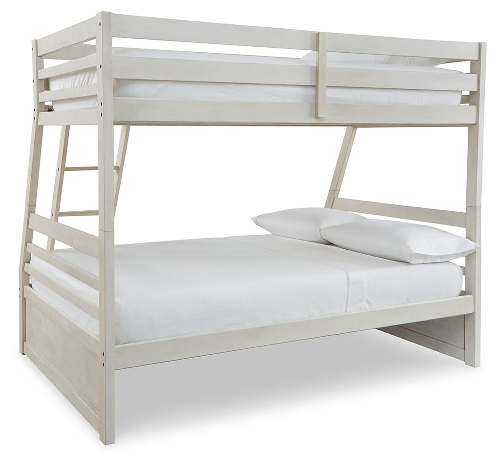 Robbinsdale Twin over Full Bunk Bedroom Set, White