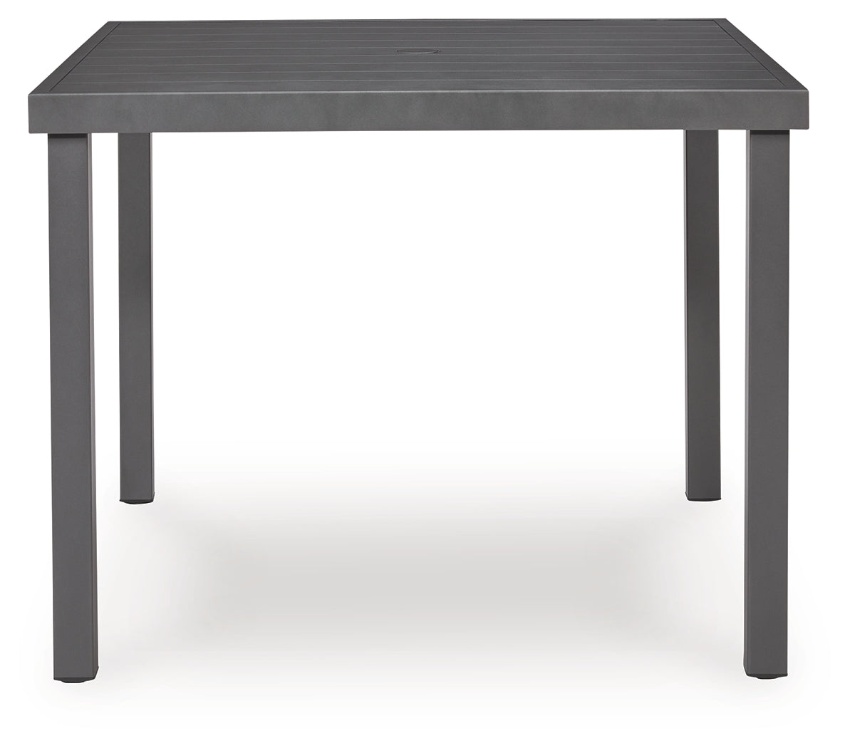 Rocky Creek Gray Square Dining Table w/UMB OPT