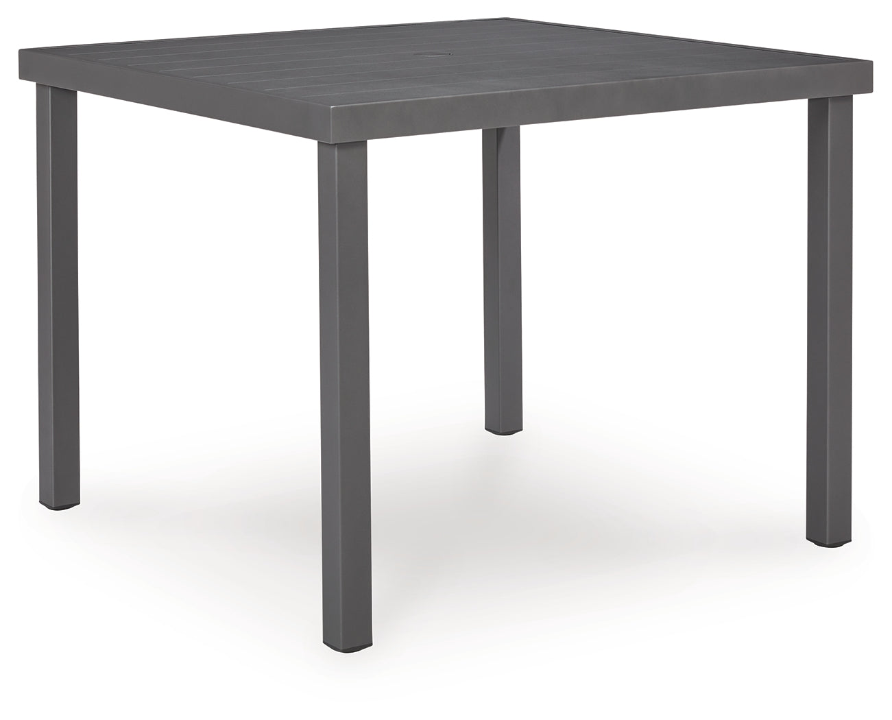 Rocky Creek Gray Square Dining Table w/UMB OPT