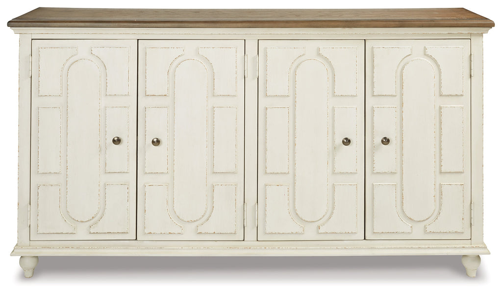 Roranville Antique White Accent Cabinet