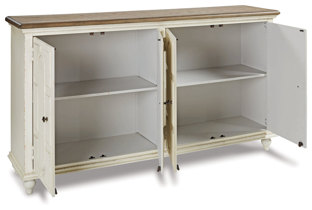 Roranville Antique White Accent Cabinet