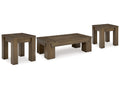 Rosswain Brown Lift-top Coffee Table and 2 End Tables