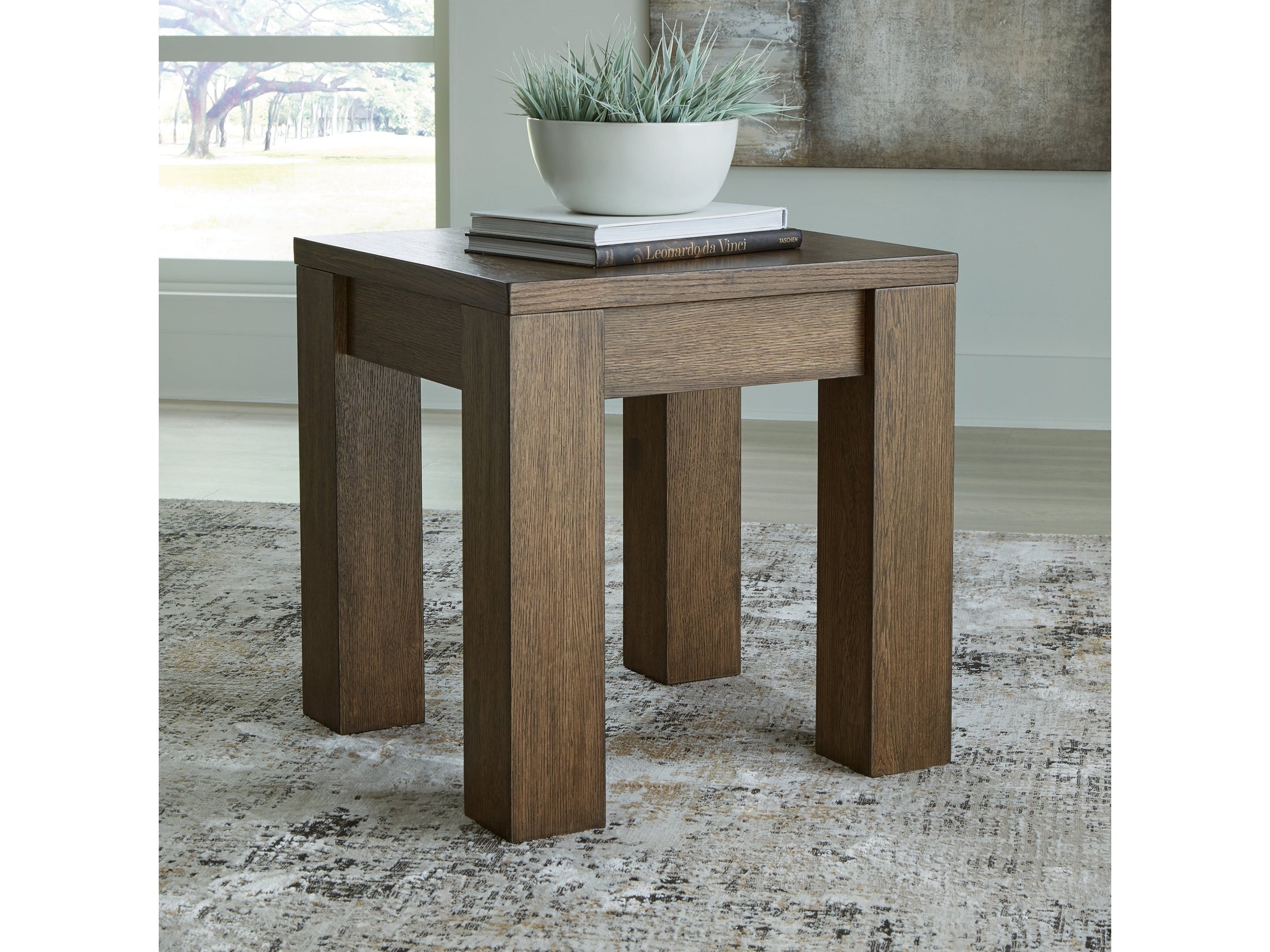 Rosswain Warm Brown End Table