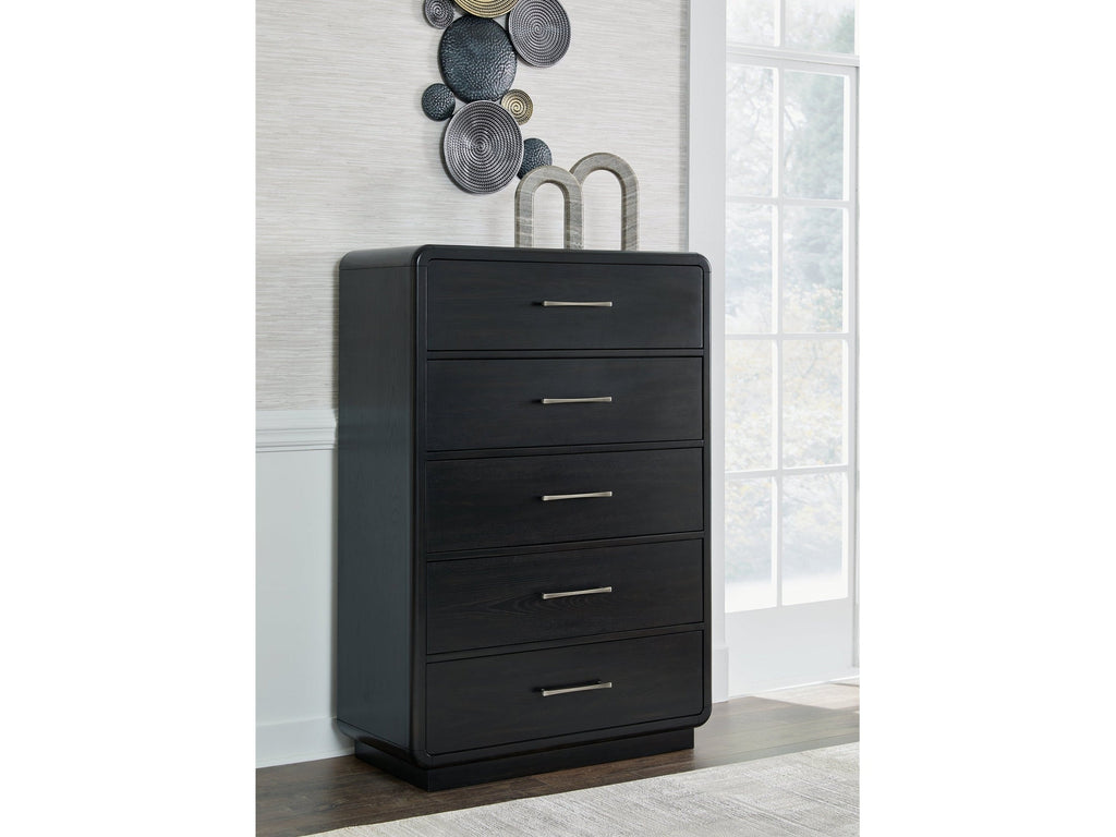 Rowanbeck Black Chest of Drawers