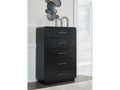 Rowanbeck Black Chest of Drawers