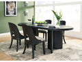 Rowanbeck Black Dining Room Set / 5pc