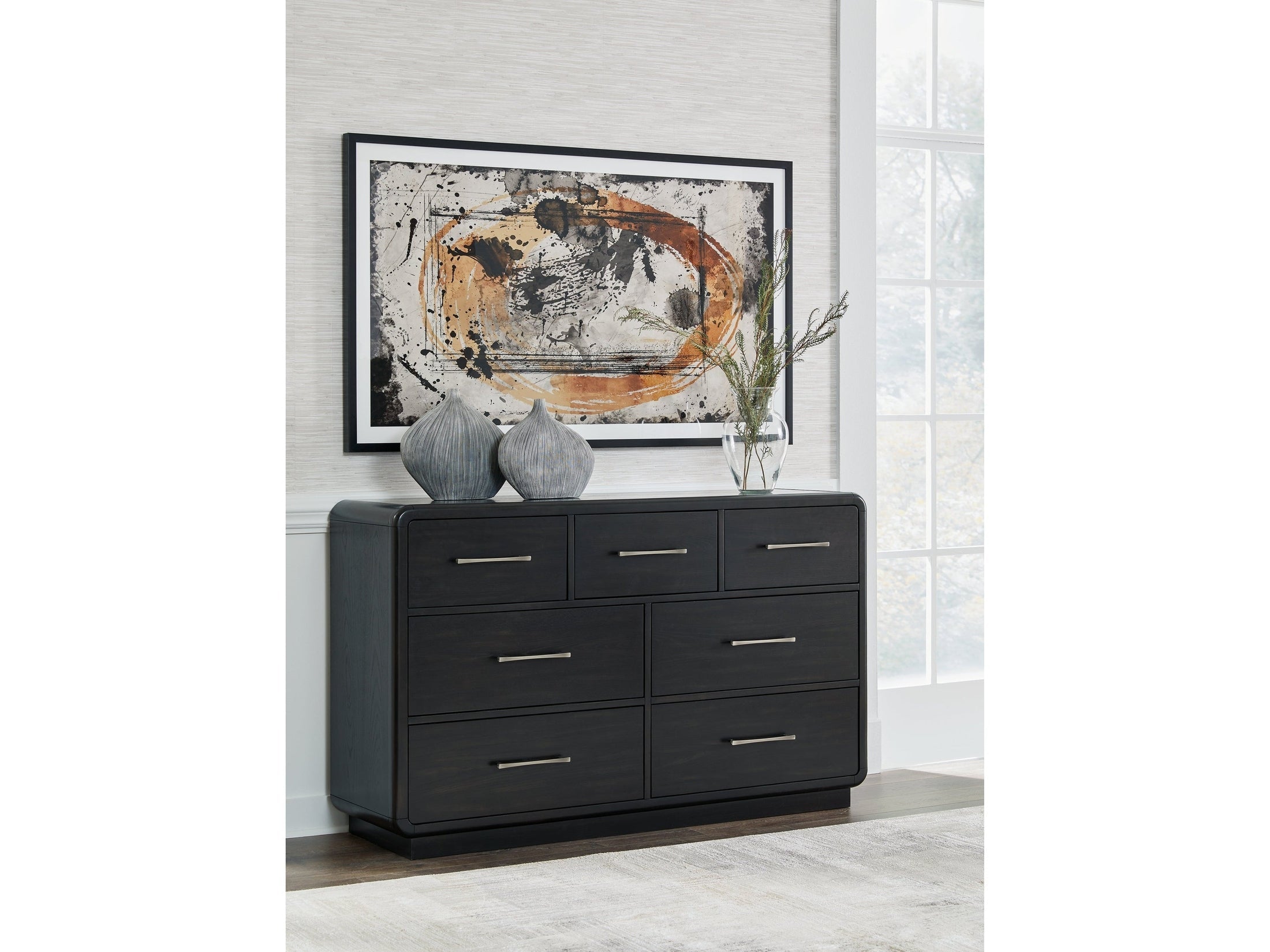 Rowanbeck Black Dresser