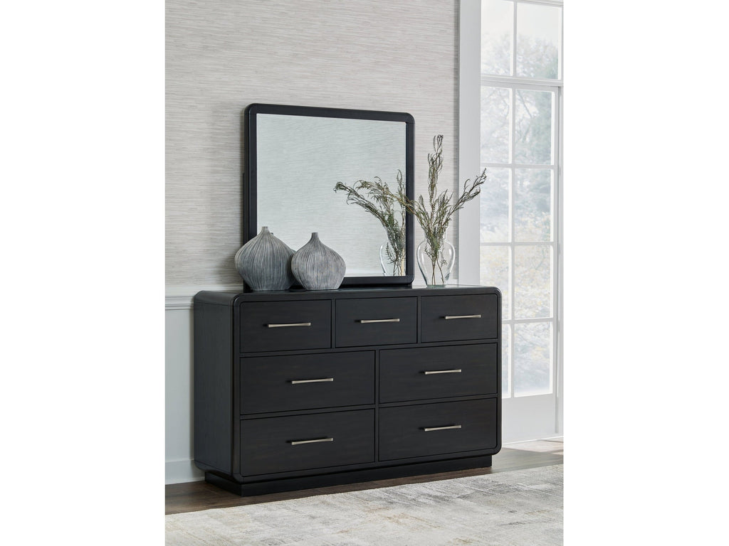 Rowanbeck Black Dresser and Mirror