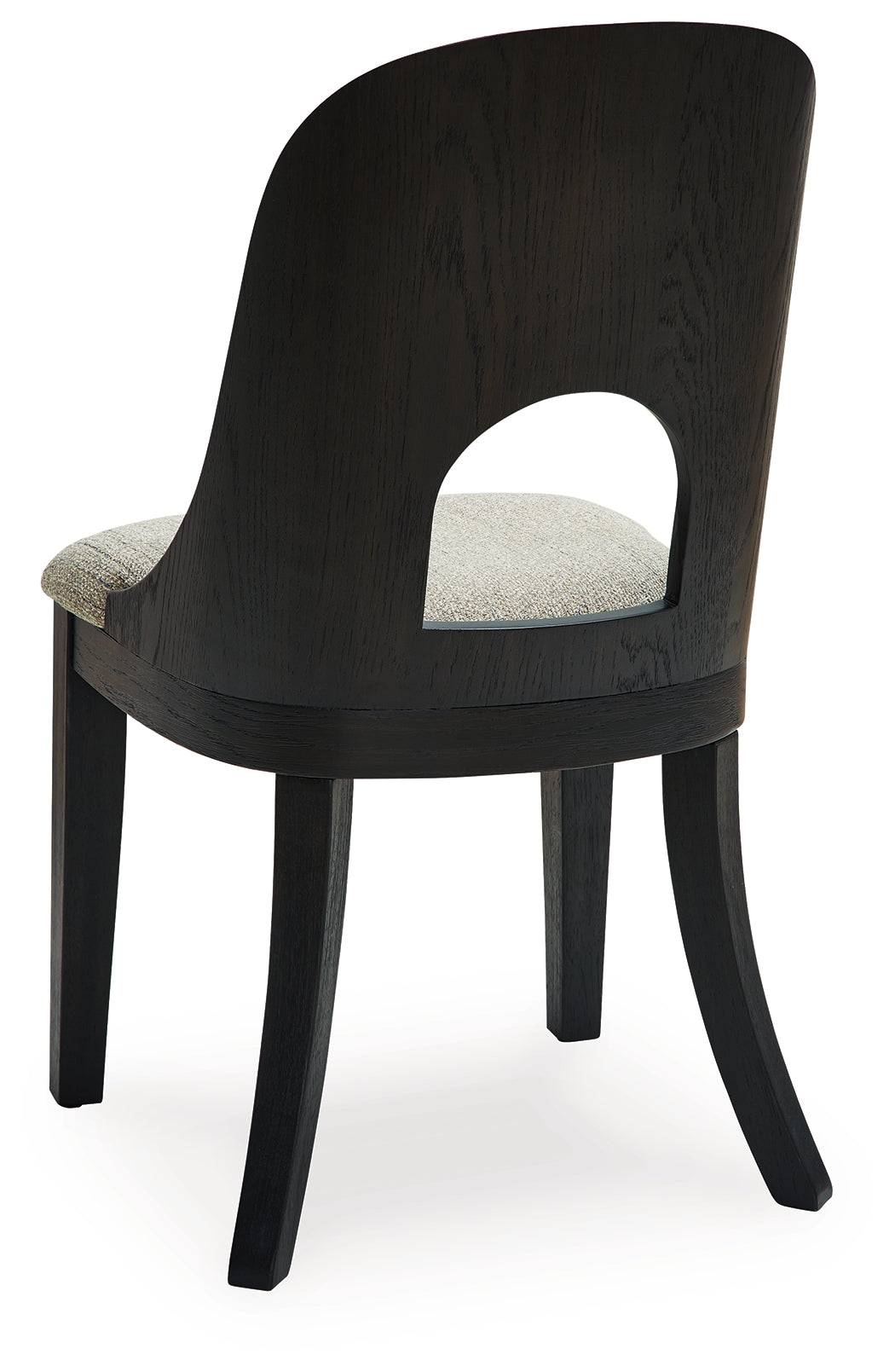 Rowanbeck Gray/Black Dining Table, 2 Arm Chairs and 4 Side Chairs