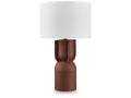Rowandale Brick Red Table Lamp