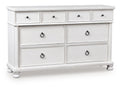 Rowlenstown Antique White Dresser