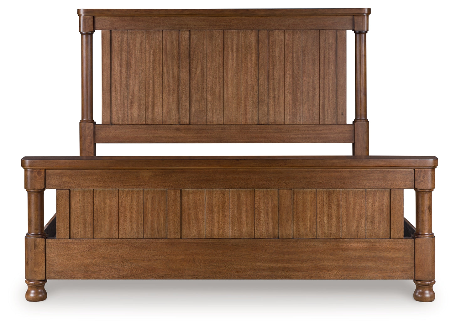 Rowlenstown Brown California King Poster Bed