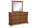 Rowlenstown Brown Dresser and Mirror