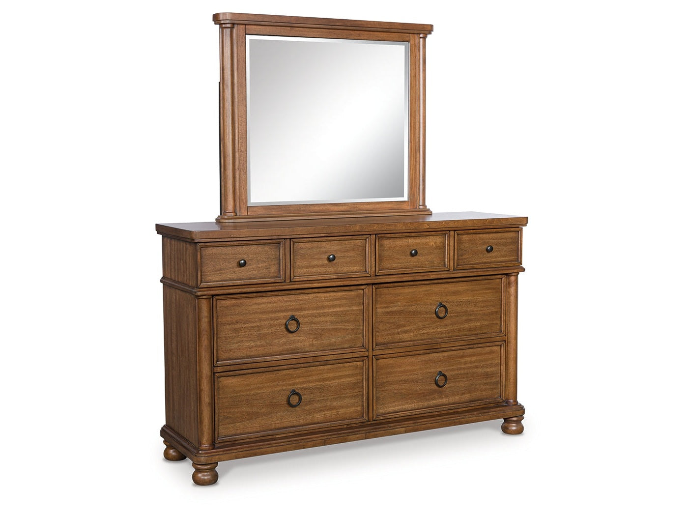 Rowlenstown Brown Dresser and Mirror