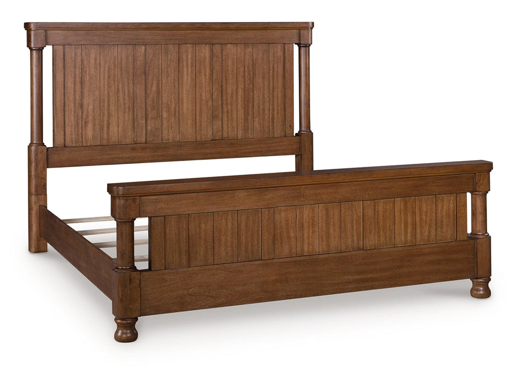 Rowlenstown Brown King Poster Bed