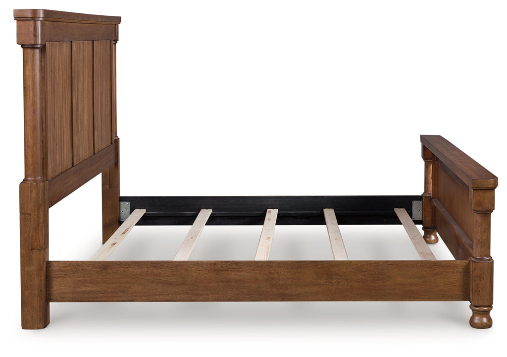 Rowlenstown Brown King Poster Bed
