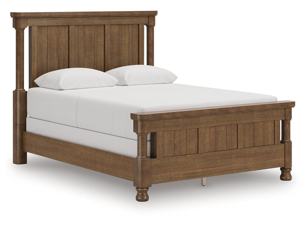 Rowlenstown Brown Queen Poster Bed
