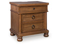 Rowlenstown Brown Three Drawer Night Stand