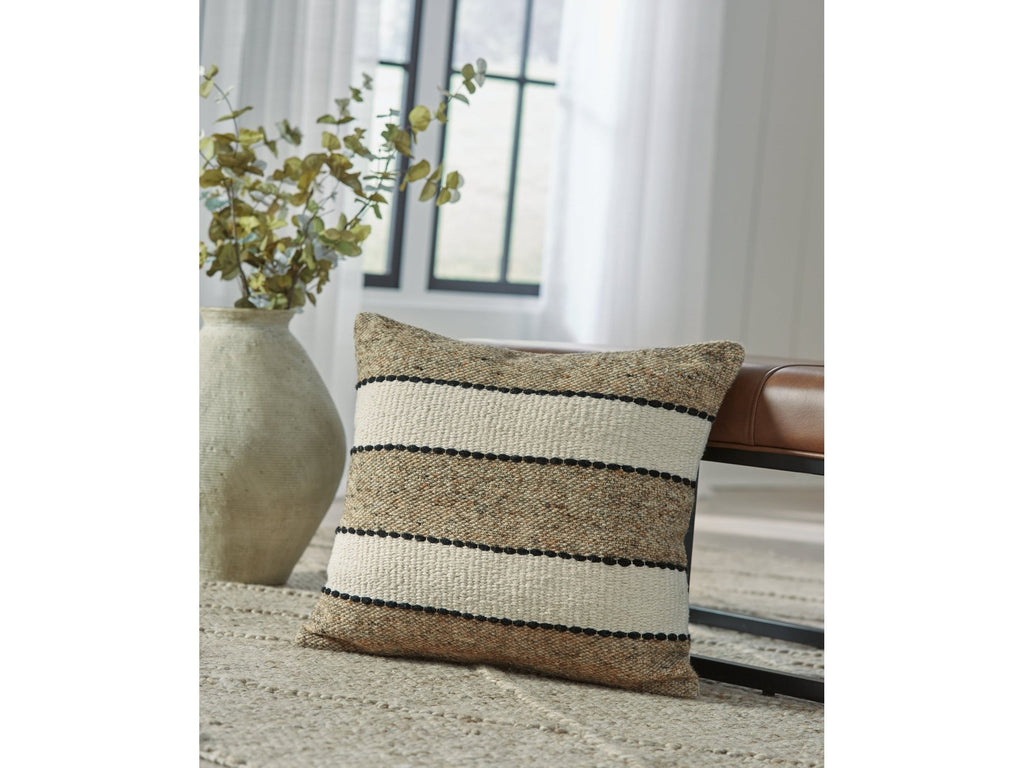 Rueford Brown/Black/Natural Pillow (Set of 4)