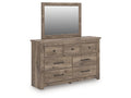 Rusticott Brown Dresser and Mirror