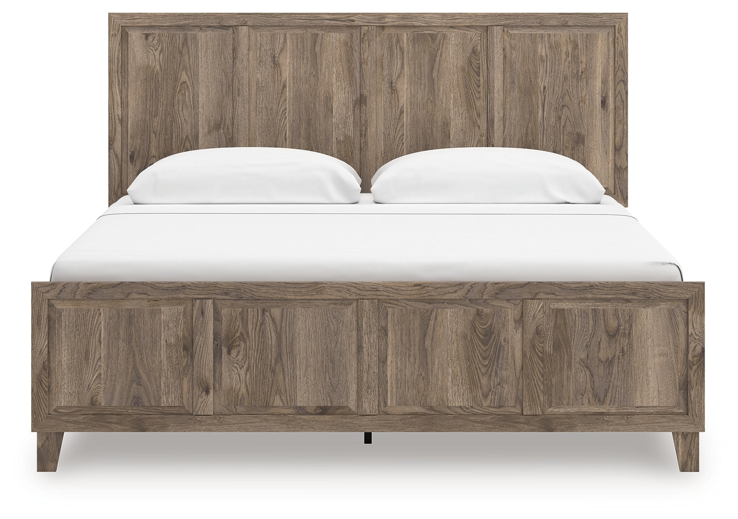 Rusticott Brown King Panel Bed