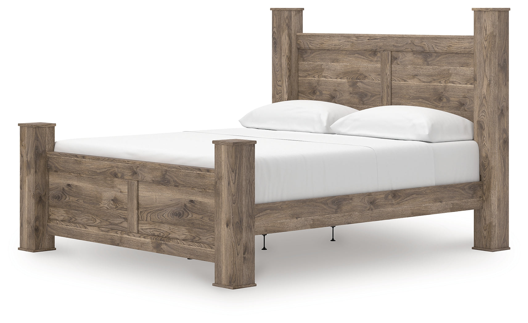 Rusticott Brown King Poster Bed