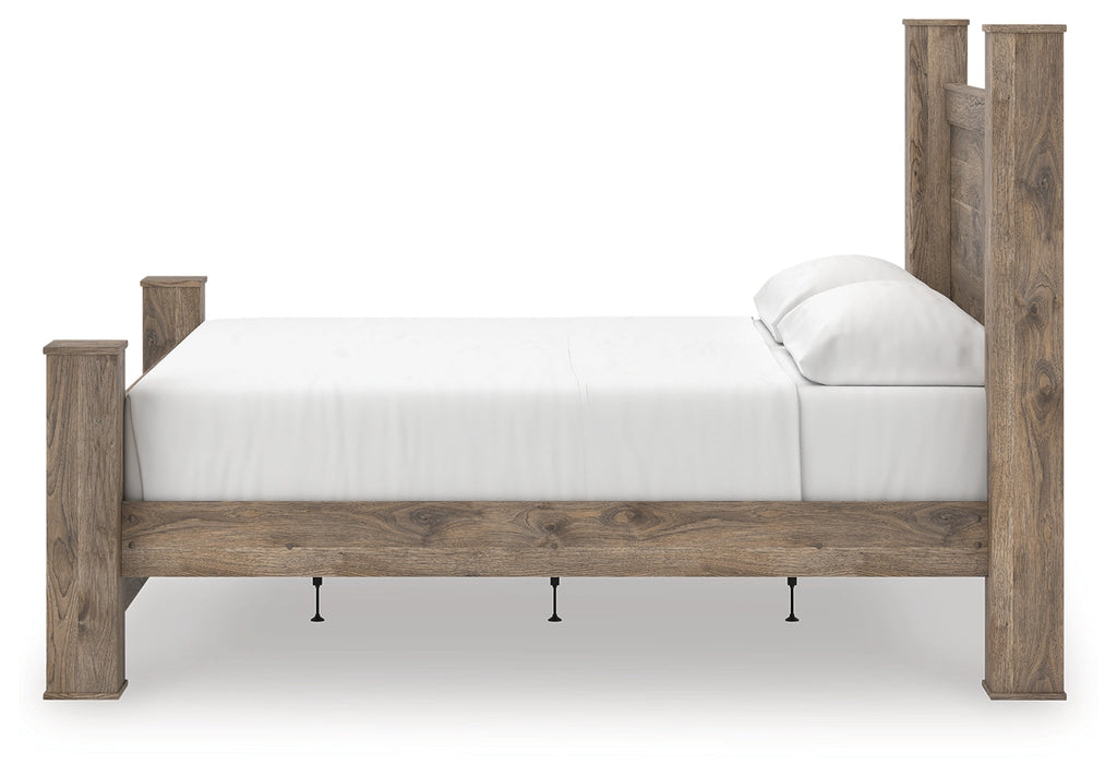 Rusticott Brown King Poster Bed