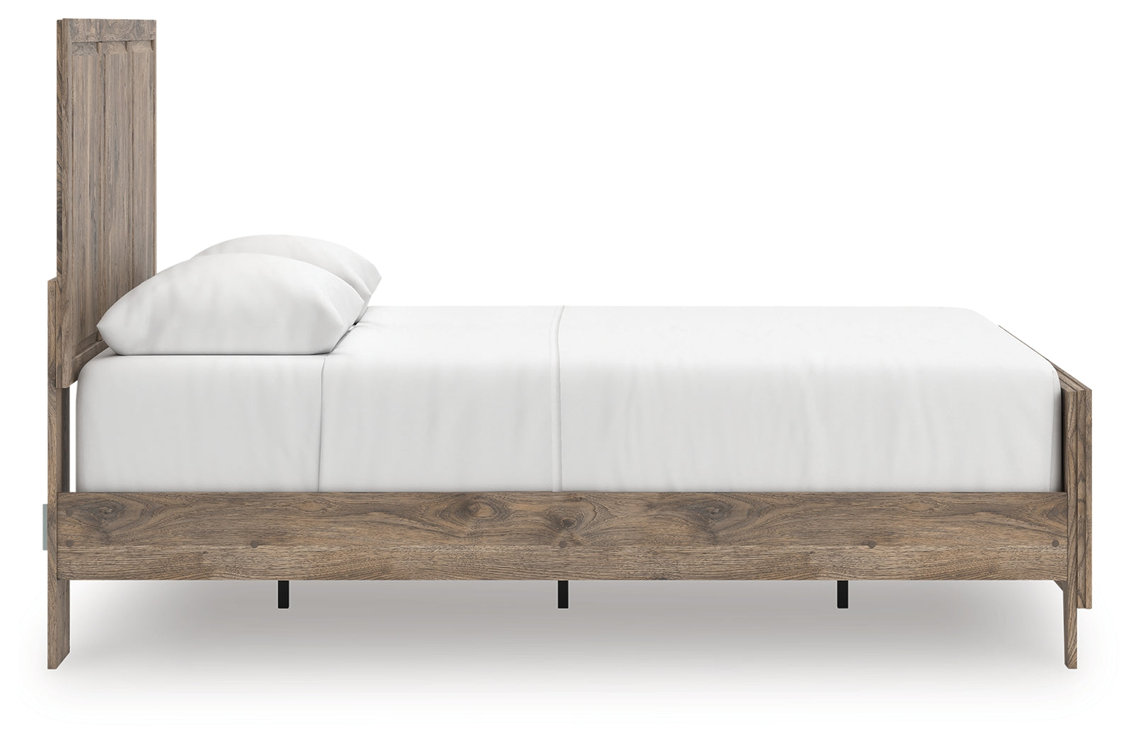 Rusticott Brown Queen Panel Bed, Dresser and Mirror