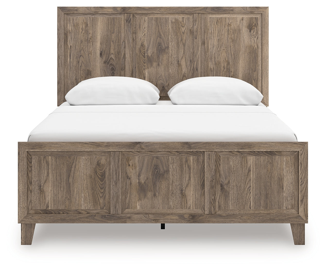 Rusticott Brown Queen Panel Bed, Dresser and Nightstand