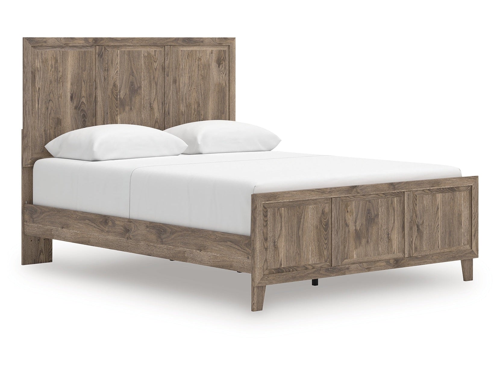 Rusticott Brown Queen Panel Bed