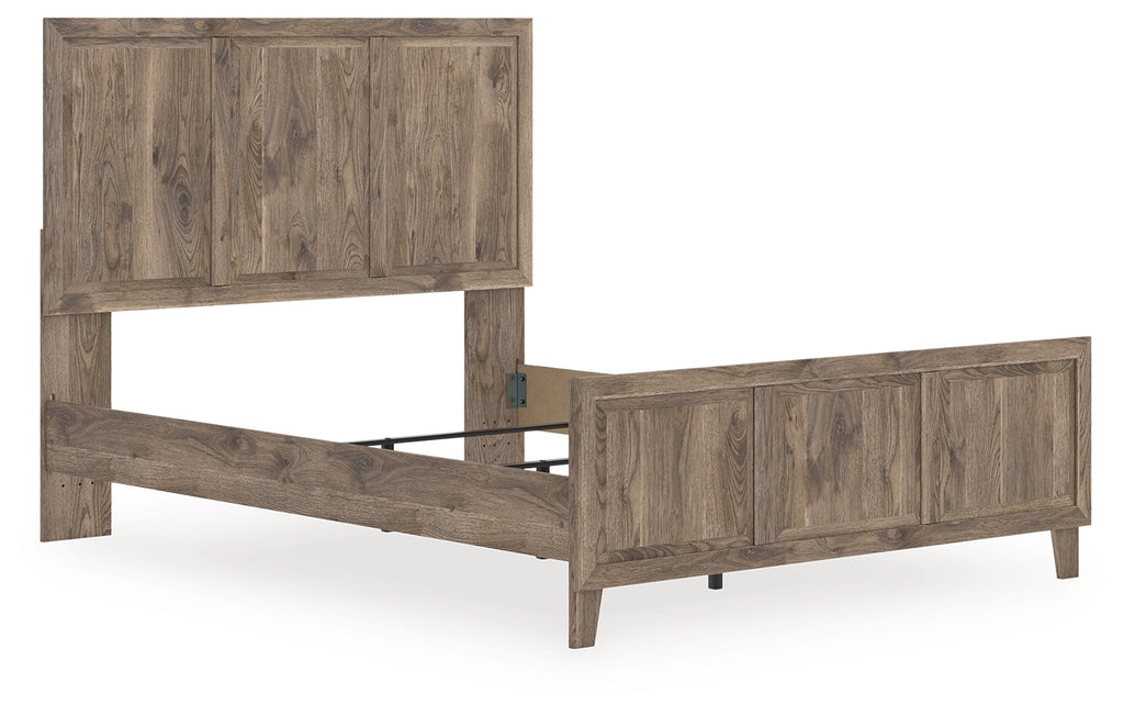 Rusticott Brown Queen Panel Bed
